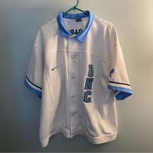Nike UNC Tar Heels Baseball Jersey Men’s XXL – White/Carolina Blue